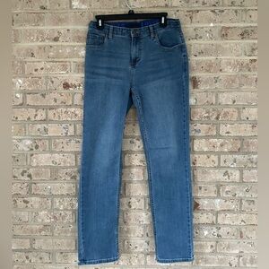 Levi’s mens 502 taper fit stretch straight leg jean